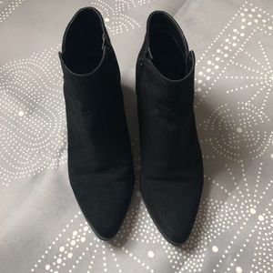 Black ankle booties